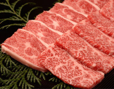 【送料無料】 『飛騨牛 5等級 焼肉用 上カルビ肉（ばら肉）』約500g ※冷凍 古里精肉店